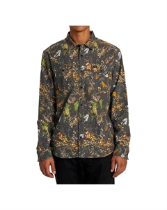 Рубашка Pan Handle, серый Rvca