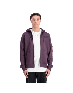 Толстовка Back Print full zip, фиолетовый Alpha industries