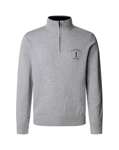 Свитер Heritage No.1 Hzip half zip, серый Hackett