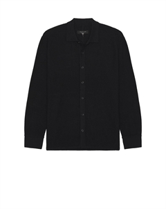 Рубашка hayes на пуговицах, черный Rag & bone