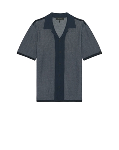 Трикотажная походная рубашка harvey, синий Rag & bone