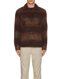 Верхняя рубашка из смесовой шерсти с начесом, цвет parchment Scotch&soda