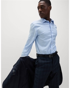 Рубашка из хлопка Slim Fit Ultimate Non Iron, белый Marks & spencer