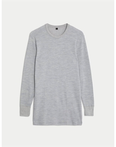 Топ Heatgen Maximum Thermal с длинными рукавами, серый мергель Marks & spencer
