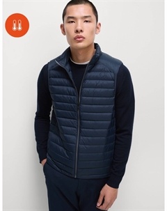 Жилет из перьев и пуха с защитой от штормов, темно-синий Marks & spencer