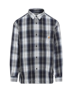 Рубашка в клетку, серый Carhartt wip