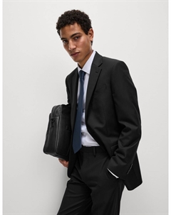 Пиджак-стрейч обычного кроя, черный Marks & spencer