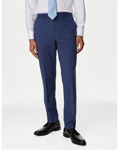 Облегающие брюки из эластичного костюма, темный индиго Marks & spencer