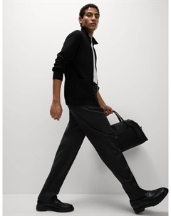 Свободные эластичные брюки, черный Marks & spencer