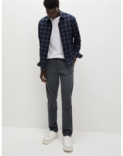 Брюки-чиносы Slim Fit Stretch, цвет Dark pewter Marks & spencer