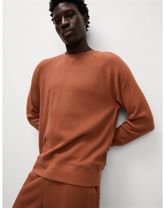 Толстовка для дома из вафельной ткани из чистого хлопка, оранжевый Marks & spencer