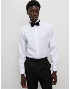 Рубашка классического кроя из хлопковой смеси, белый Marks & spencer