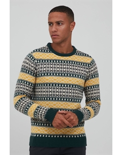 Пуловер Norweger, зеленый Blend