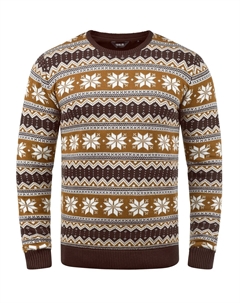 Пуловер Strick SDWinno, коричневый Solid