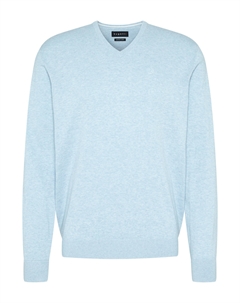 Пуловер, светло синий Bugatti