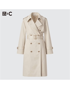Плащ длинный, 30 кремовый Uniqlo