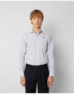 Мужская рубашка в обычную полоску синего цвета, синий Scalpers