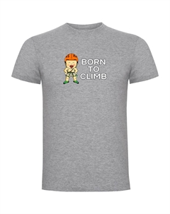 Футболка Born To Climb, серый Kruskis