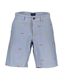 Мужские бермуды из светло-голубого хлопка Gant