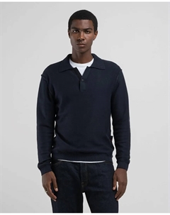 Мужской свитер с длинными рукавами и V-образным вырезом, тёмно-синий Replay