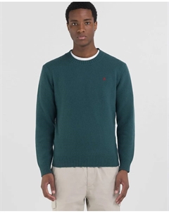 Мужской свитер с длинными рукавами и круглым вырезом, синий Replay