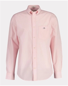 Мужская хлопковая рубашка с нагрудным карманом, розовый Gant
