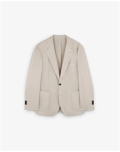 Мужской хлопковый блейзер классического кроя, бежевый Scalpers