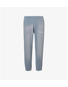 Спортивные брюки свободного кроя из хлопкового трикотажа с фирменным принтом «Покровитель клуба», серый Represent