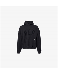 Хлопковая толстовка с капюшоном и аппликацией логотипа, черный Represent