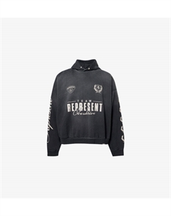 Хлопковая толстовка с капюшоном и логотипом чемпиона мира, черный Represent