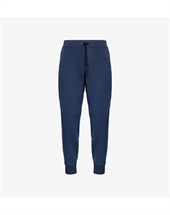 Ультрамягкие спортивные брюки из джерси с фирменным принтом, синий On running