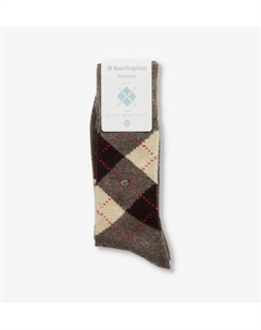 Носки с узором «Аргайл» от Preston, коричневый Burlington
