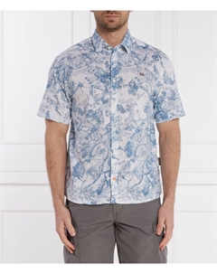 Рубашка мужская с узором, синий Napapijri