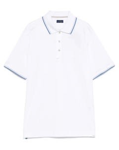 Рубашка-поло с полосками, белый Paul & shark