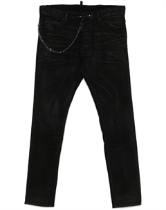 Брюки с цепочкой, черный Dsquared2