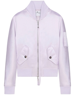 Courrèges атласный бомбер, розовый Courreges