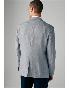 Пиджак-блейзер REGULAR FIT TEXTURED LINEN BLEND, синий Next