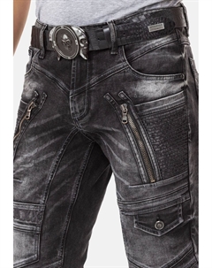 Джинсы зауженного кроя, черный Cipo&baxx