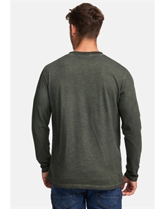 Топ с длинными рукавами, темно-зеленый Indicode jeans