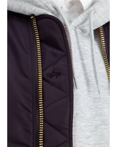 Куртка-бомбер, фиолетовый Alpha industries
