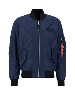 Куртка-бомбер, синий Alpha industries