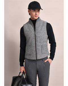 Жилет HERRINGBONE, темно-серый Bugatti