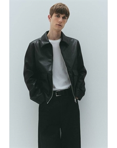 Куртка с покрытием, стандартного кроя, черный H&m