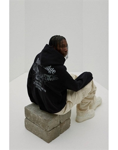 Толстовка с капюшоном с принтом свободного кроя, мультиколор H&m