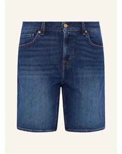 Прямые шорты, синий 7 for all mankind