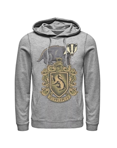 Мужской пуловер с капюшоном Hufflepuff House Crest Harry potter