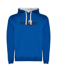 Худи Explore More Two-Colour, синий Kruskis