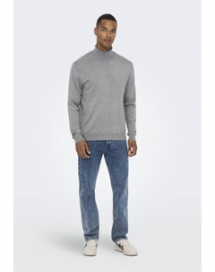 Джемпер ONSWYLER LIFE ROLL NECK NOOS, серый Only & sons