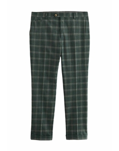 Костюмные брюки SLIM FIT CHECK TRIMMED, зеленый Next