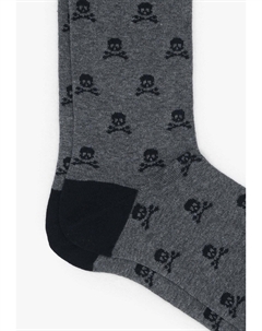 Носки NOS SKULL MID, темно-серый Scalpers